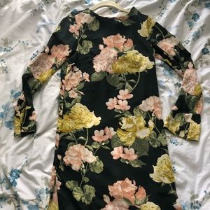 Floral midi dress